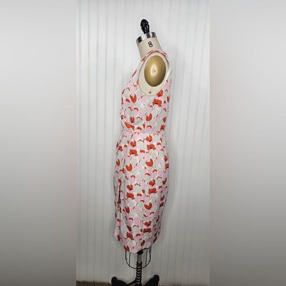 Black Halo Women Floral Sleeveless Midi Dress‎ Size 8 - Picture 6 of 11